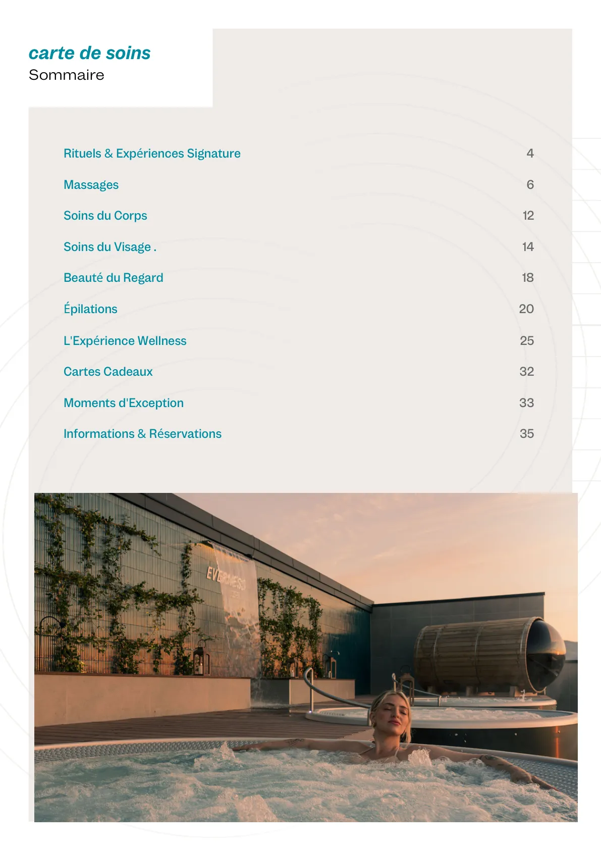 Carte des soins Everness — page 3