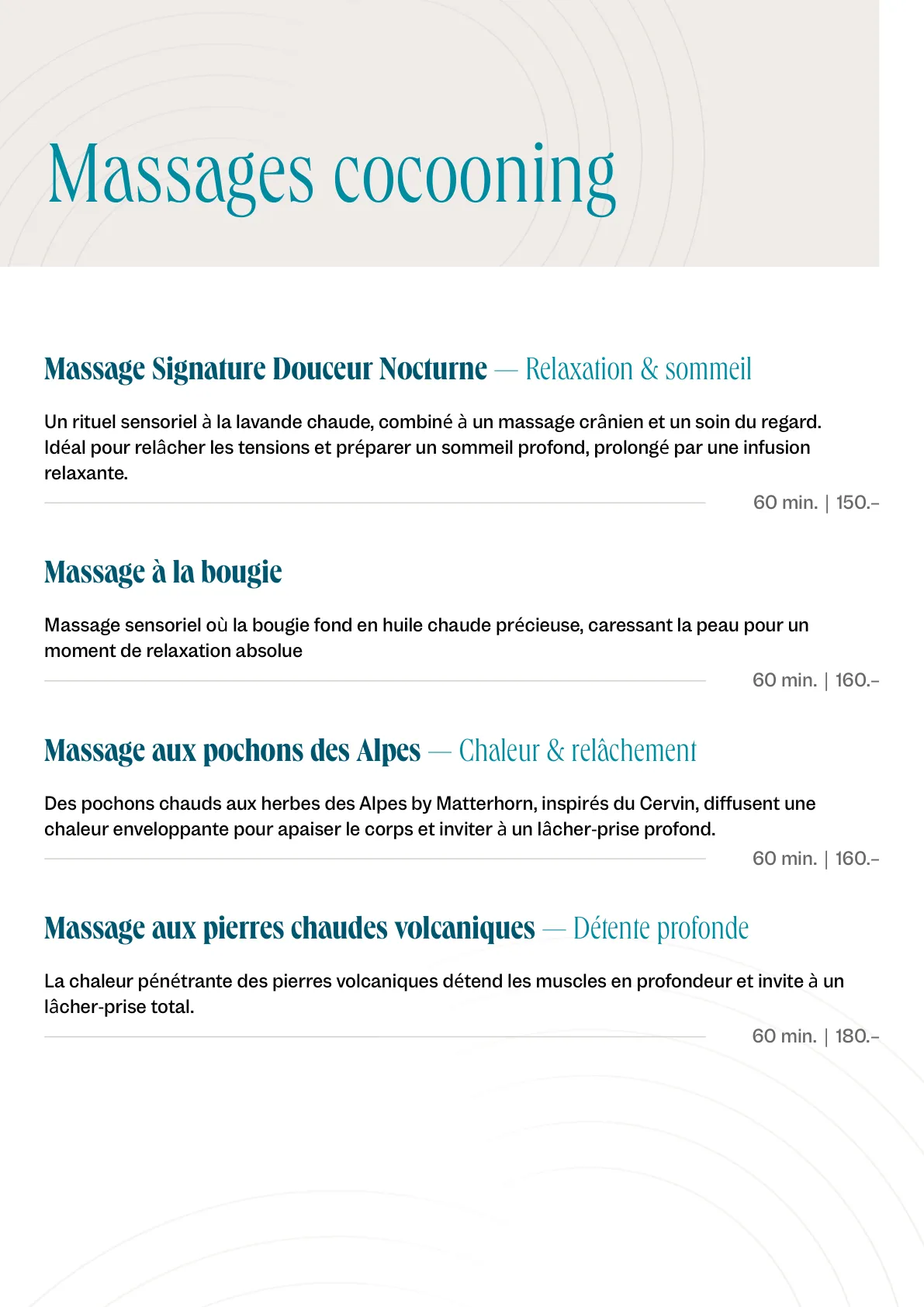 Carte des soins Everness — page 8