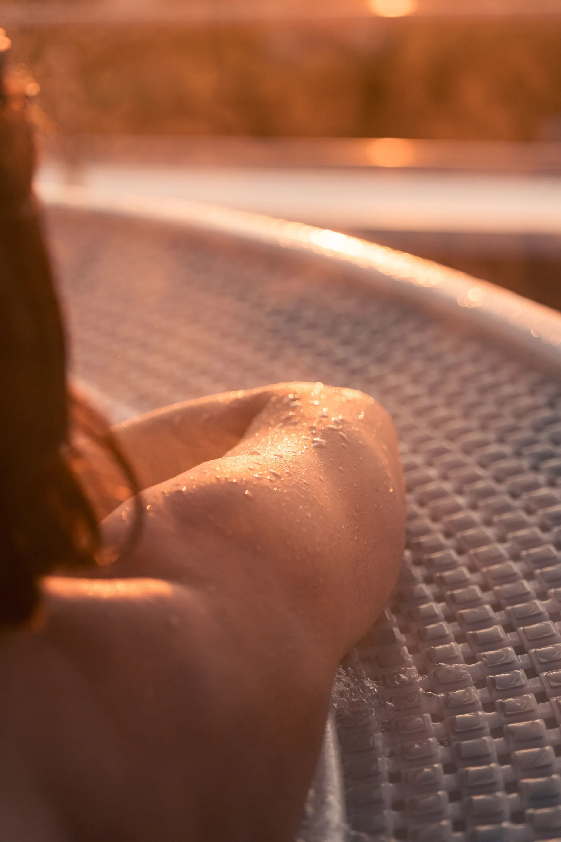 Repos — toucher sensoriel